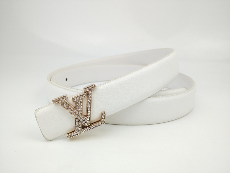 Replica Louis Vuitton Belt L190-75 25Mm White - Image 2