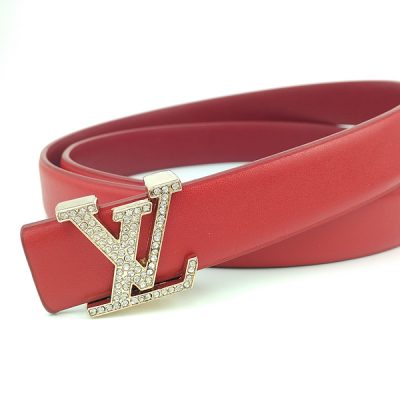 Alternative view of Replica Louis Vuitton Belt L191-75 25Mm Red