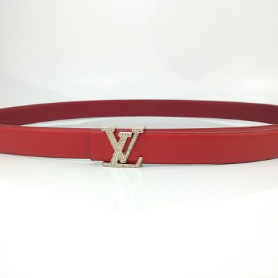 Replica Louis Vuitton Belt L191-75 25Mm Red