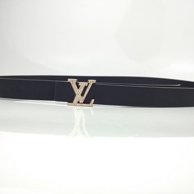 Replica Louis Vuitton Belt L188-75 25Mm Black