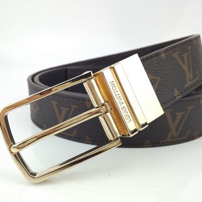Alternative view of Replica Louis Vuitton Belt L167-80 35Mm Gold