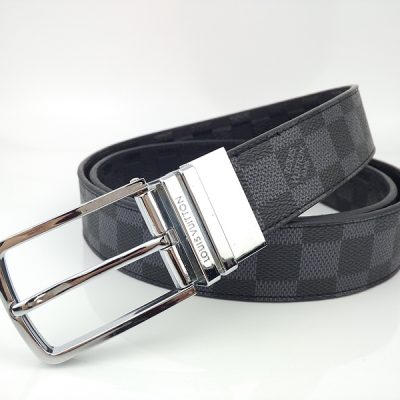 Alternative view of Replica Louis Vuitton Belt L164-80 35Mm Silver