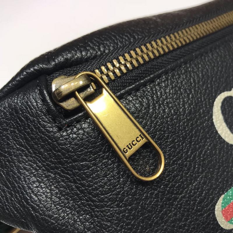 Replica Gucci Small Belt Bag 527792 Black/White - Image 5