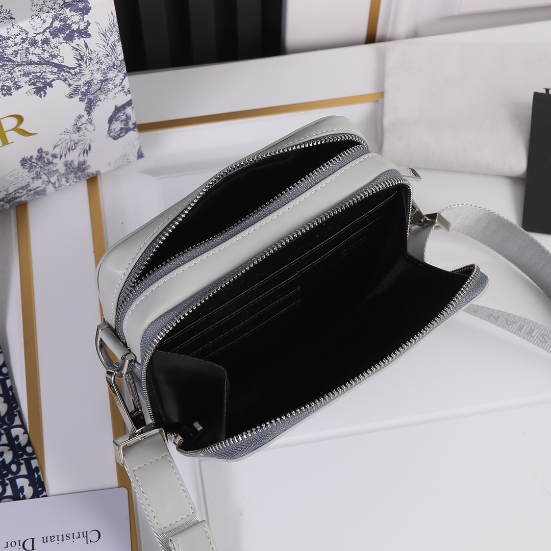 Replica Dior Messenger Pouch- Brown/Gray - Image 11