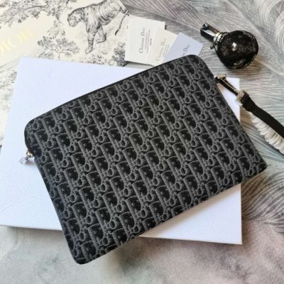 Alternative view of Replica Dior Oblique Jacquard Pouch