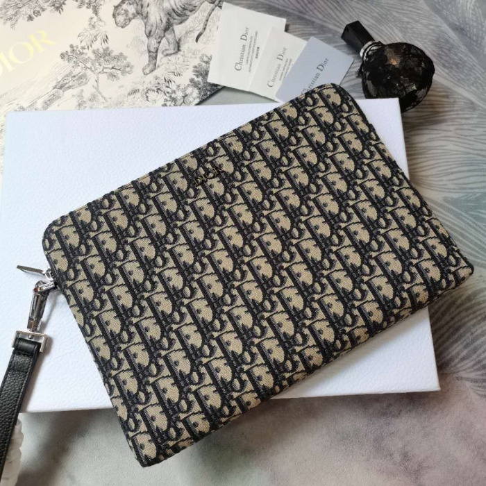 Replica Dior Oblique Jacquard Pouch - Image 6