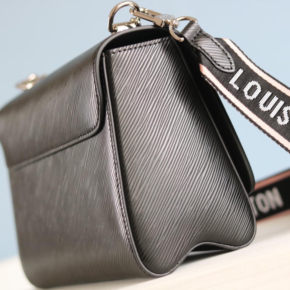 Replica Louis Vuitton Twist Mm M56628 Black/White/Pink - Image 5
