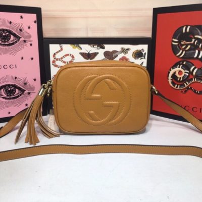 Alternative view of Replica Gucci Soho Small Leather Disco Bag