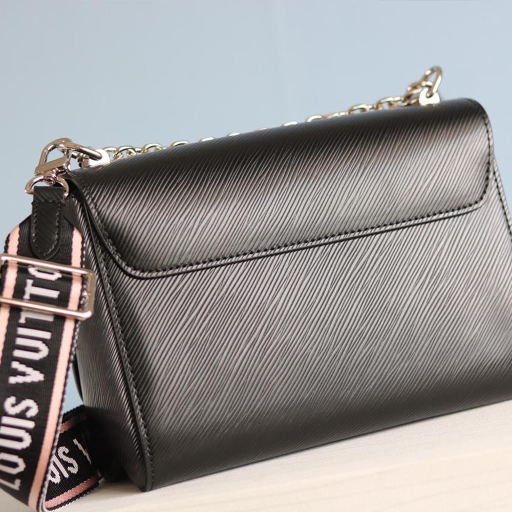 Replica Louis Vuitton Twist Mm M56628 Black/White/Pink - Image 6