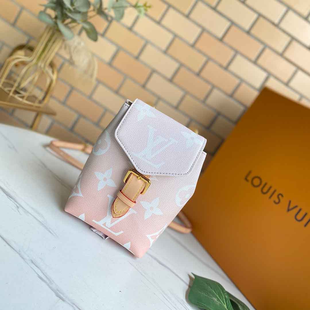 Replica Louis Vuitton Tiny Backpack M45764 Pink/Blue - Image 16