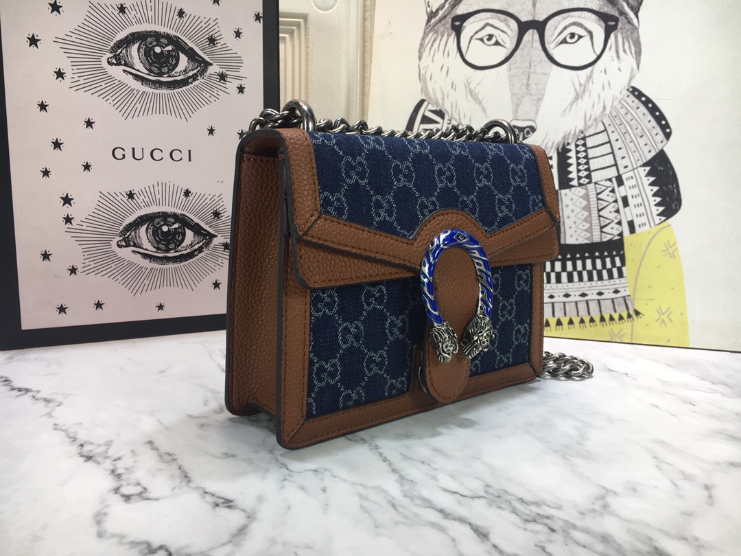 Replica Gucci Blue Dionysus Mini Bag - Image 2