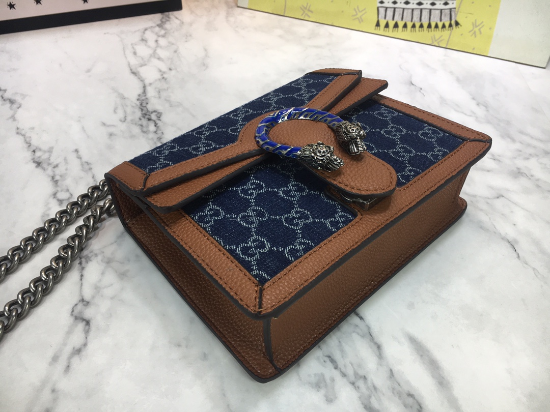 Replica Gucci Blue Dionysus Mini Bag - Image 5