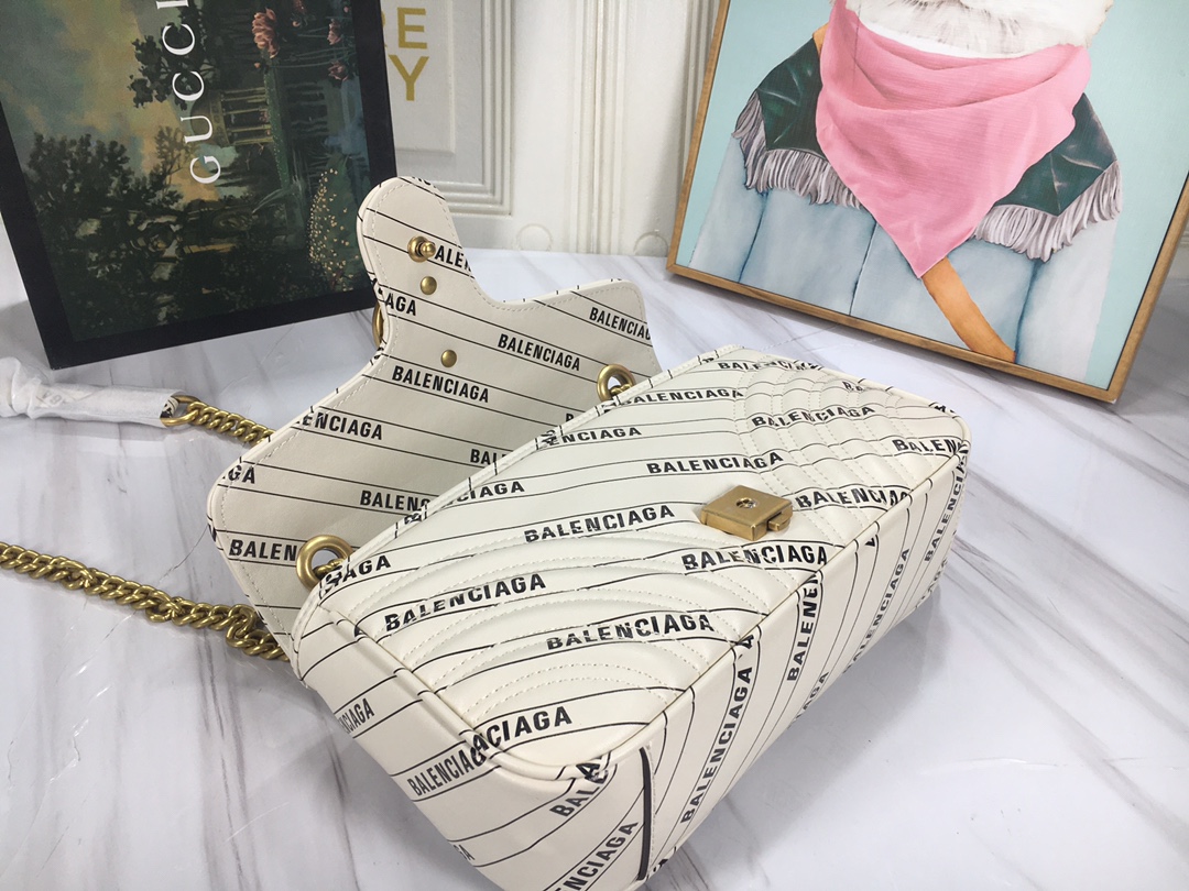 Replica Gucci The Hacker Project Small Double G Marmont Bag - Image 10