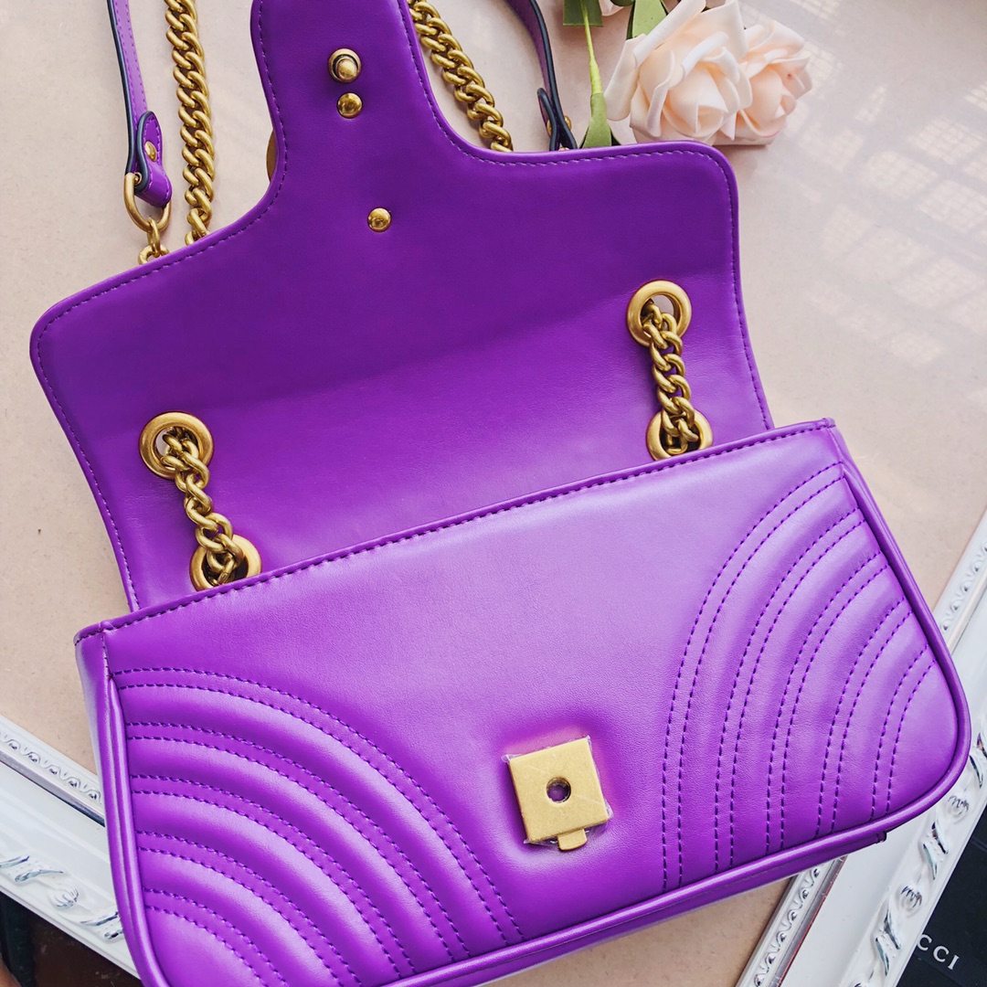 Replica Gucci Marmont Small Matelasse Shoulder Bag Nano/22Cm/26Cm - Image 16