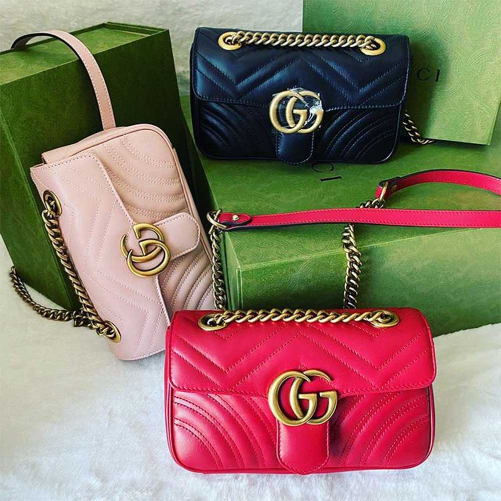 Replica Gucci Marmont Small Matelasse Shoulder Bag Nano/22Cm/26Cm