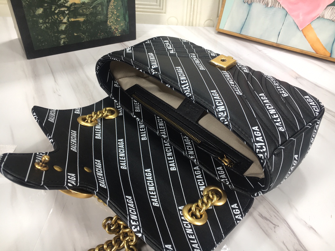 Replica Gucci The Hacker Project Small Double G Marmont Bag - Image 5