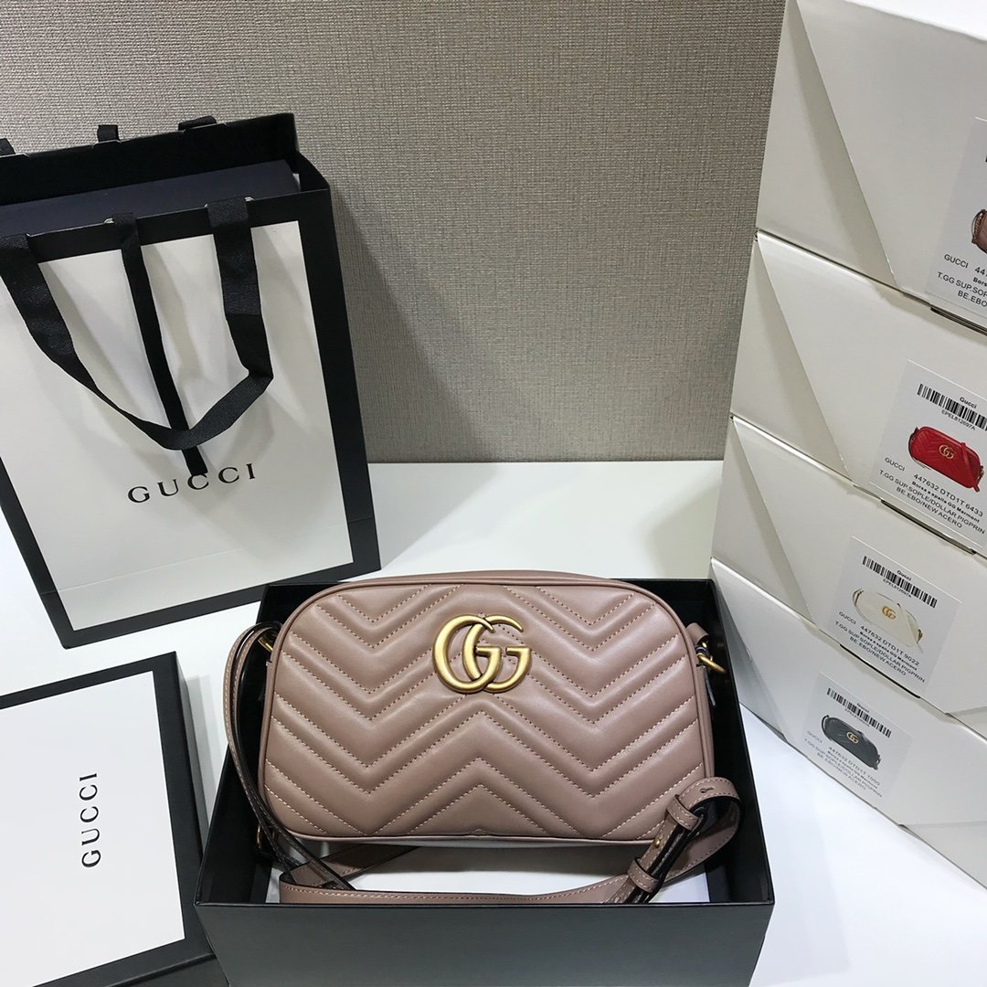 Replica Gucci Marmont Small Matelasse Shoulder Bag 447632 - Image 5