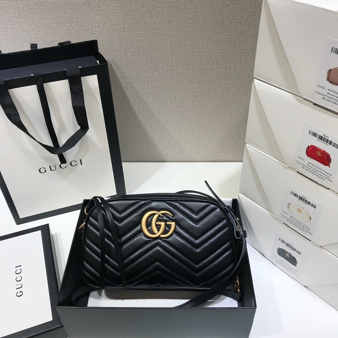 Replica Gucci Marmont Small Matelasse Shoulder Bag 447632