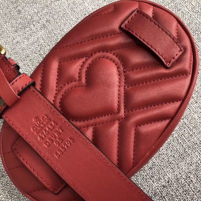 Alternative view of Replica Gucci Marmont Matelasse Leather Belt Bag