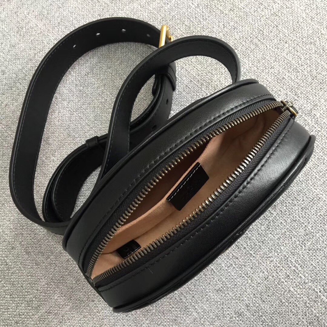 Replica Gucci Marmont Matelasse Leather Belt Bag - Image 6