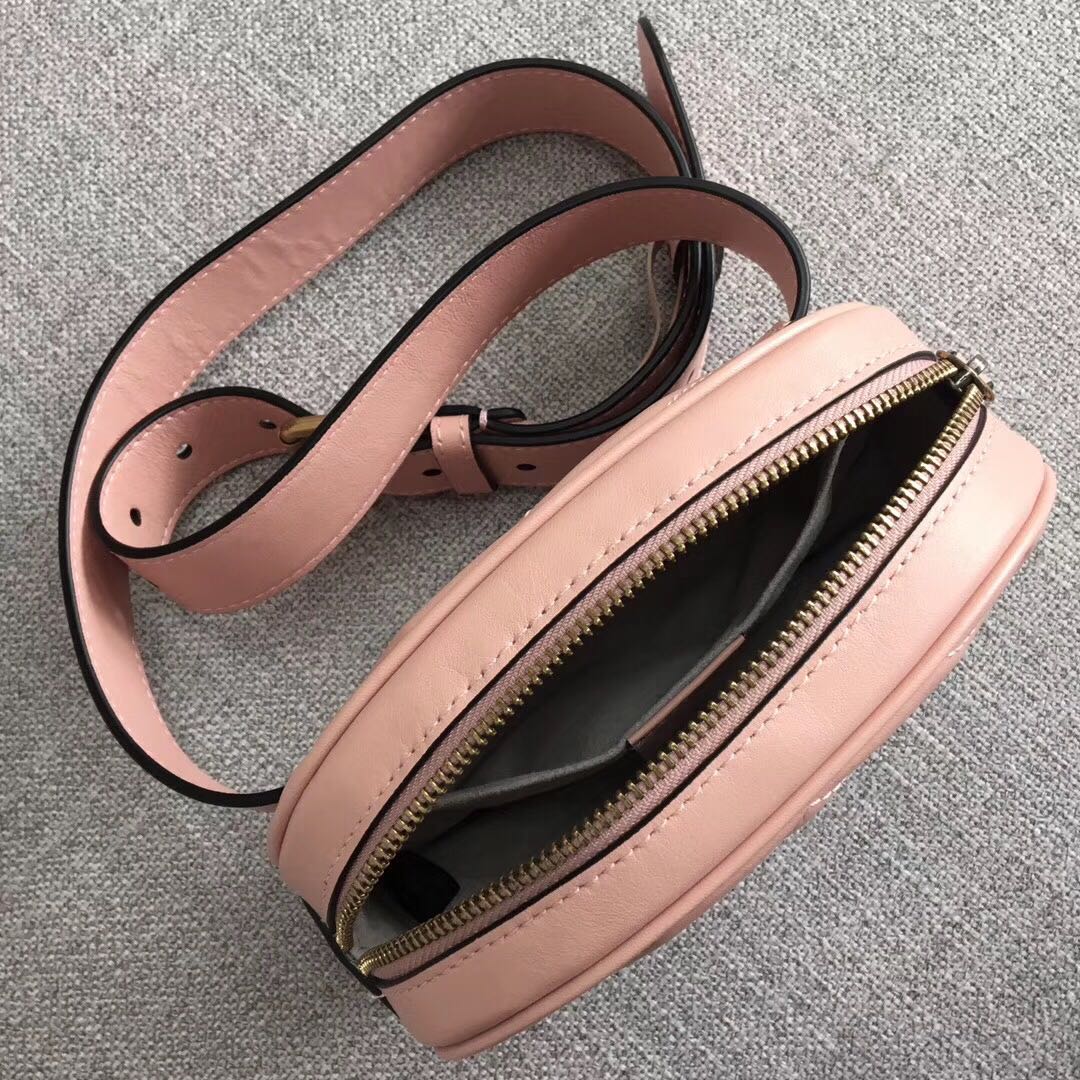 Replica Gucci Marmont Matelasse Leather Belt Bag - Image 7