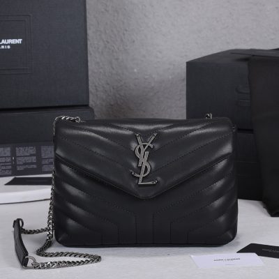 Alternative view of Replica Ysl Loulou Small Bag In Matelasse “Y” Leather 49469