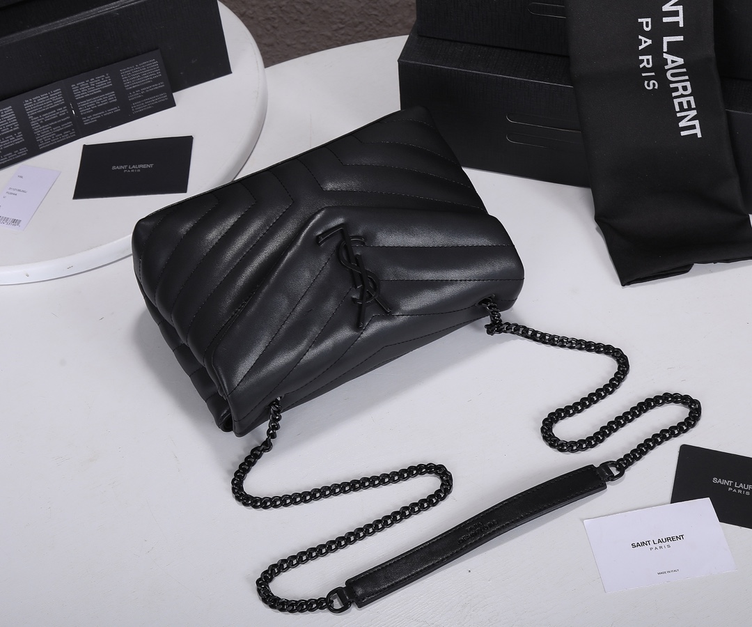 Replica Ysl Loulou Small Bag In Matelasse “Y” Leather 49469 - Image 14