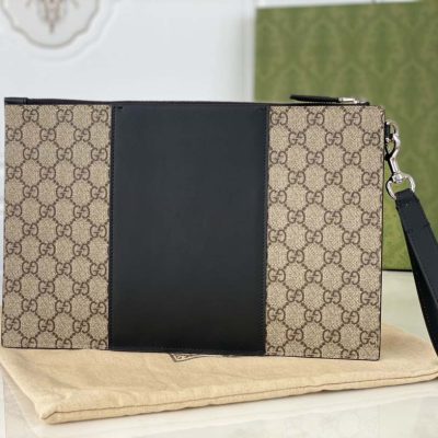 Alternative view of Replica Gucci Beige Canvas Pouch