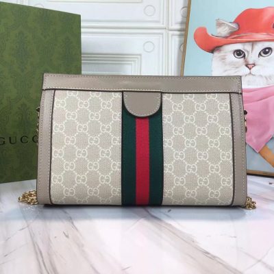 Alternative view of Replica Gucci Ophidia Small Shoulder Bag Beige/Black