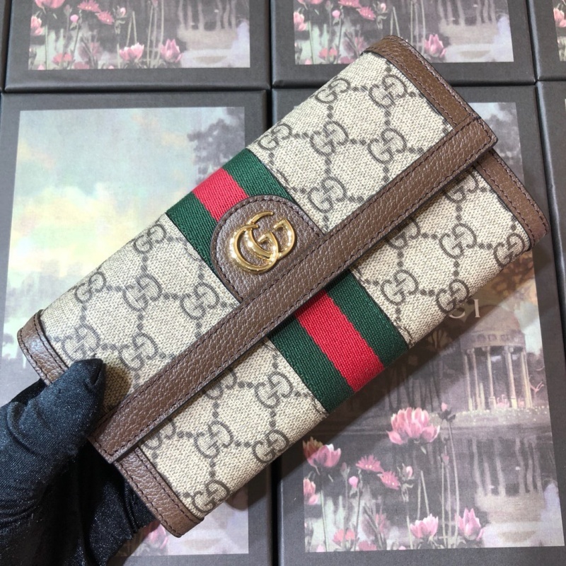 Replica Gucci Aaa-Ophidia Continental Wallet Beige - Image 2