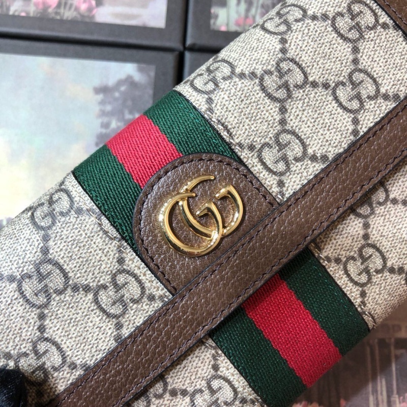 Replica Gucci Aaa-Ophidia Continental Wallet Beige - Image 3