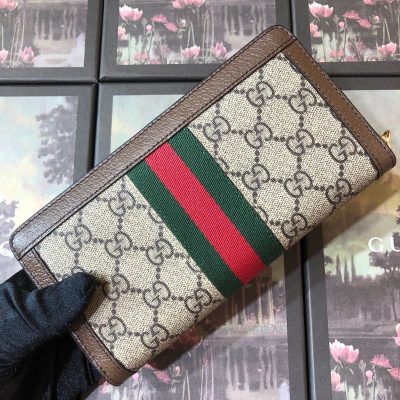 Alternative view of Replica Gucci Ophidia Zip Around Wallet