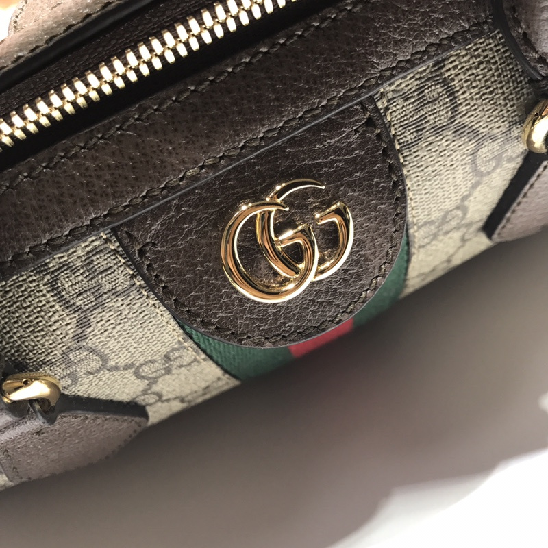 Replica Gucci Ophidia Medium Top Handle Bag Beige - Image 5