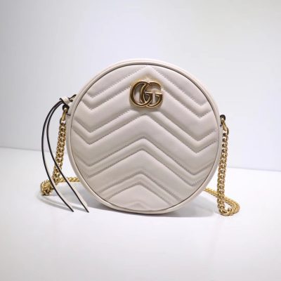 Alternative view of Replica Gucci Marmont Mini Round Shoulder Bag