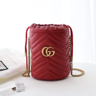 Alternative view of Replica Gucci Marmont Mini Bucket Bag