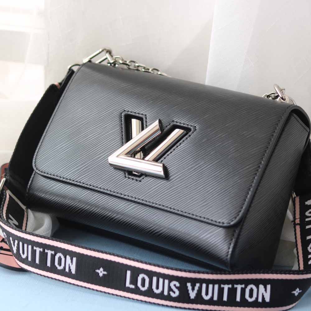 Replica Louis Vuitton Twist Mm M56628 Black/White/Pink - Image 8