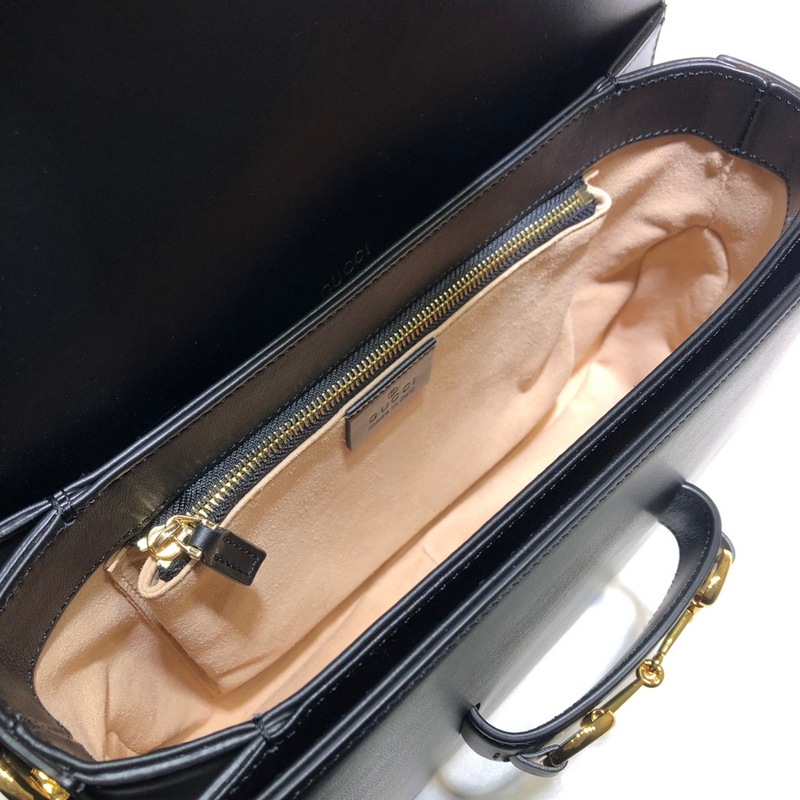 Replica Gucci Horsebit 1955 Python Small Shoulder Bag 602204 Black - Image 9