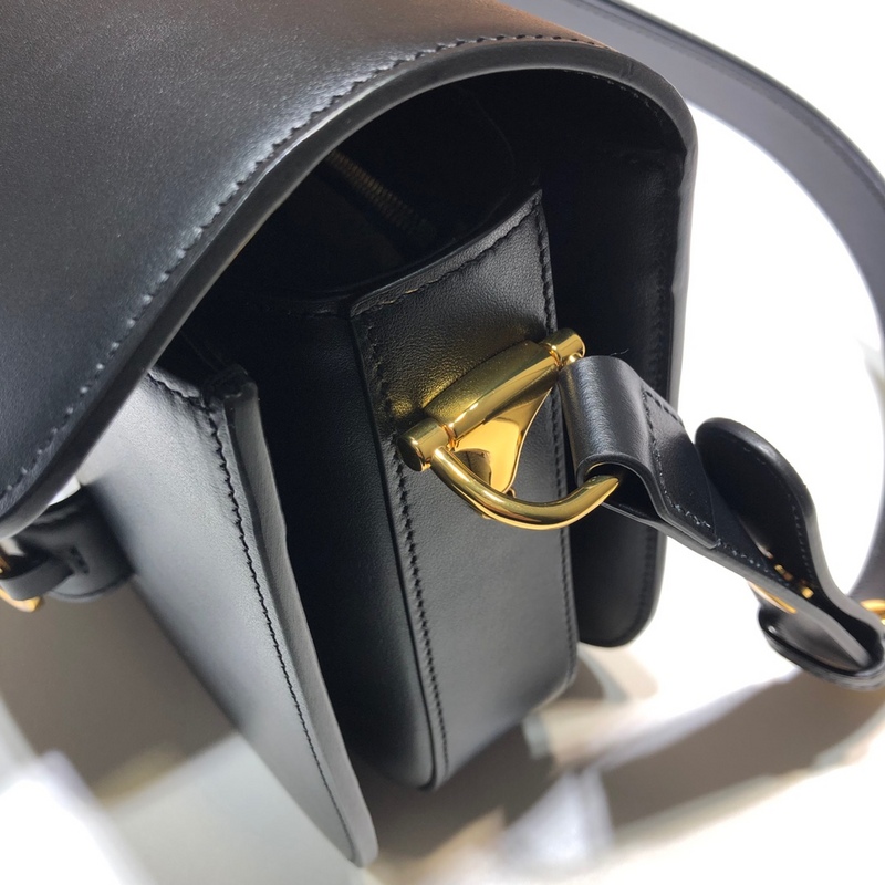 Replica Gucci Horsebit 1955 Python Small Shoulder Bag 602204 Black - Image 8