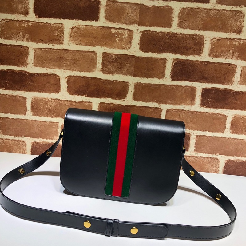 Replica Gucci Horsebit 1955 Python Small Shoulder Bag 602204 Black - Image 3