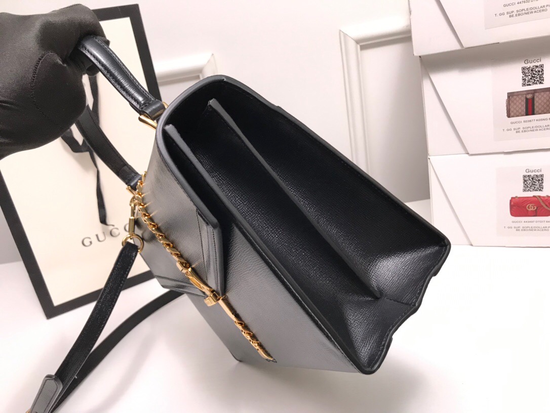 Replica Gucci Sylvie 1969 Small Top Handle Bag - Image 3