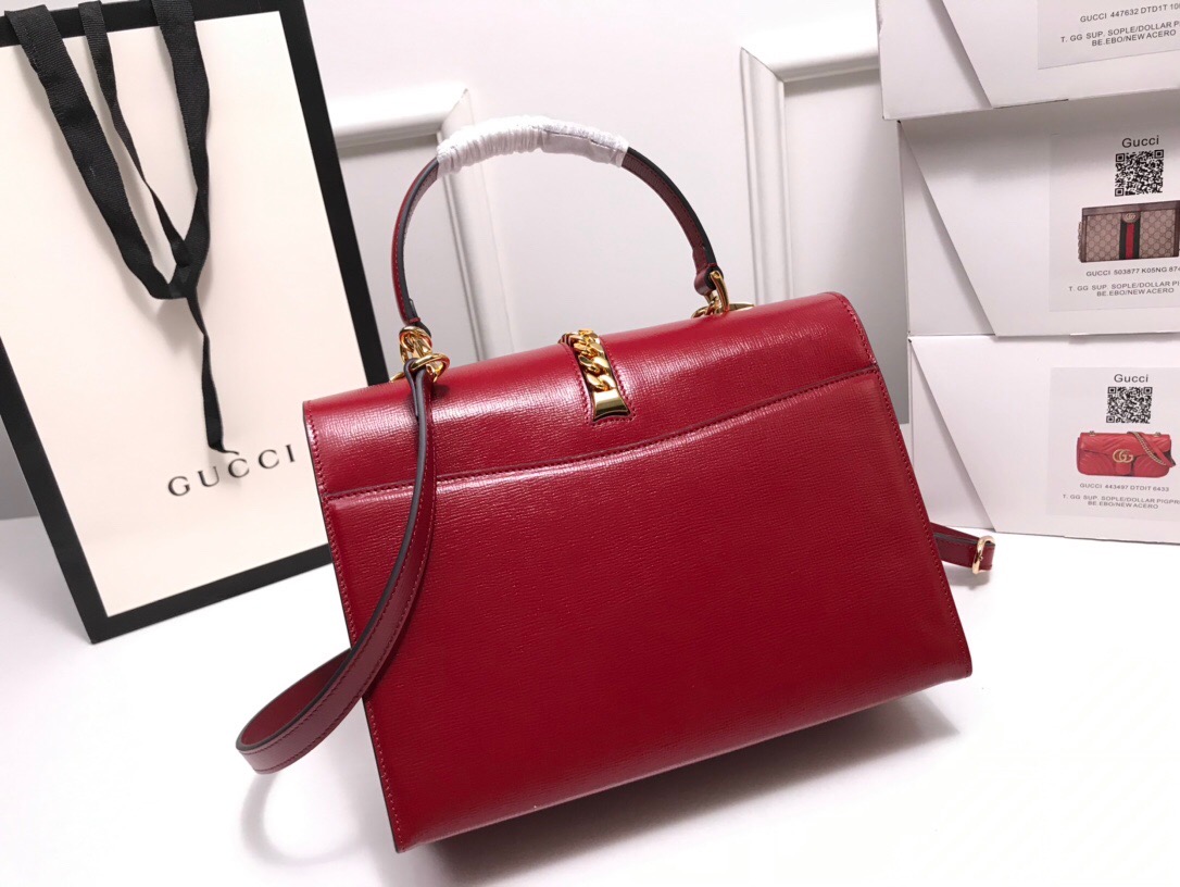 Replica Gucci Sylvie 1969 Small Top Handle Bag - Image 8