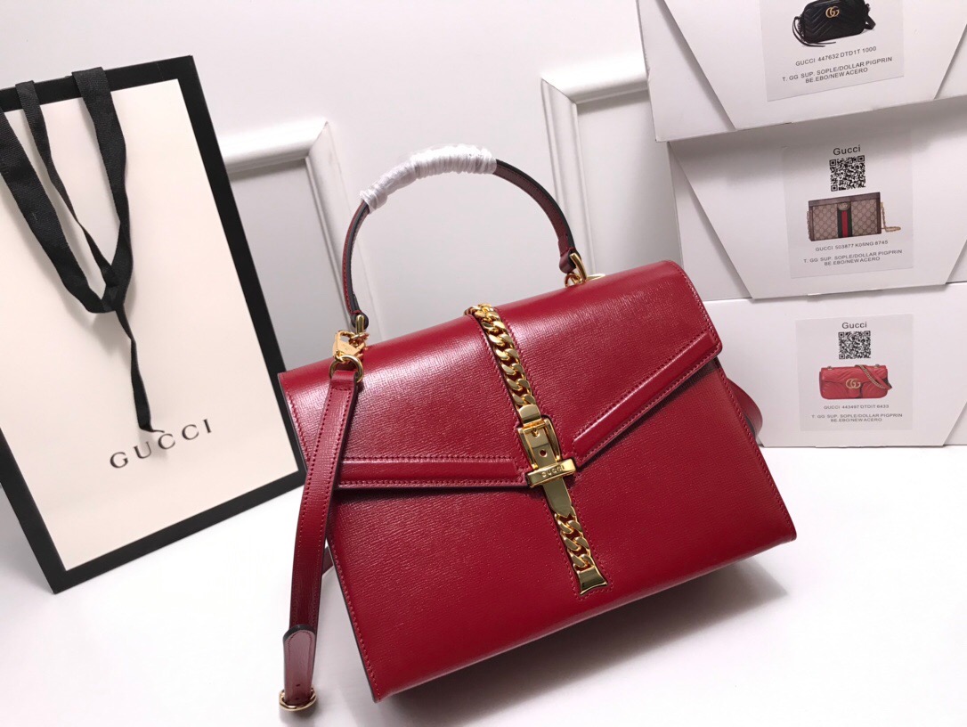 Replica Gucci Sylvie 1969 Small Top Handle Bag - Image 7