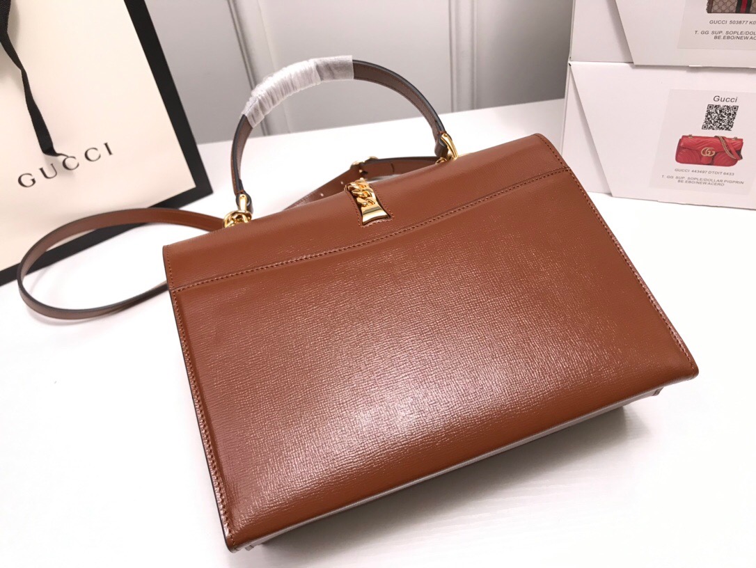 Replica Gucci Sylvie 1969 Small Top Handle Bag - Image 6