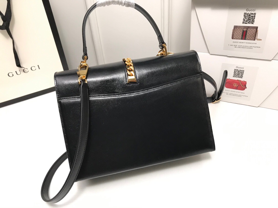 Replica Gucci Sylvie 1969 Small Top Handle Bag - Image 2