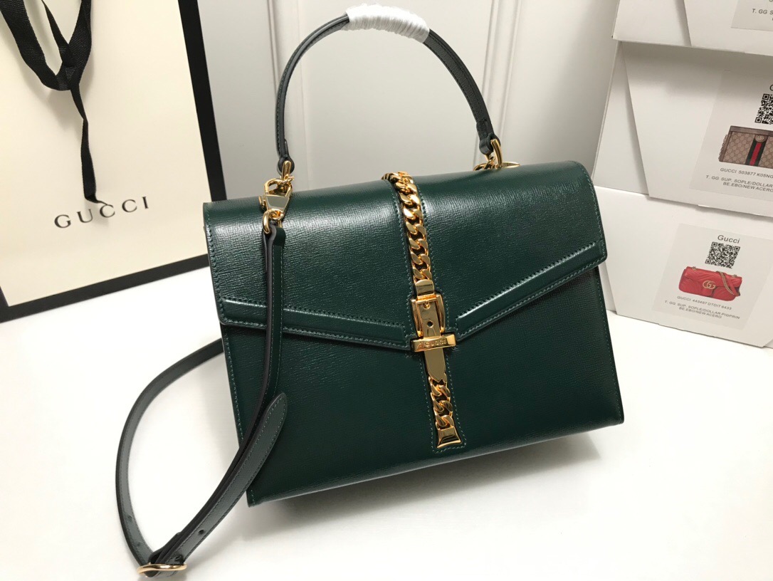 Replica Gucci Sylvie 1969 Small Top Handle Bag - Image 9