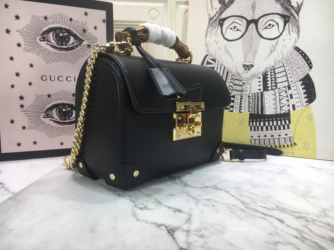 Replica Gucci Padlock Small Bamboo Shoulder Bag 603221 - Image 3