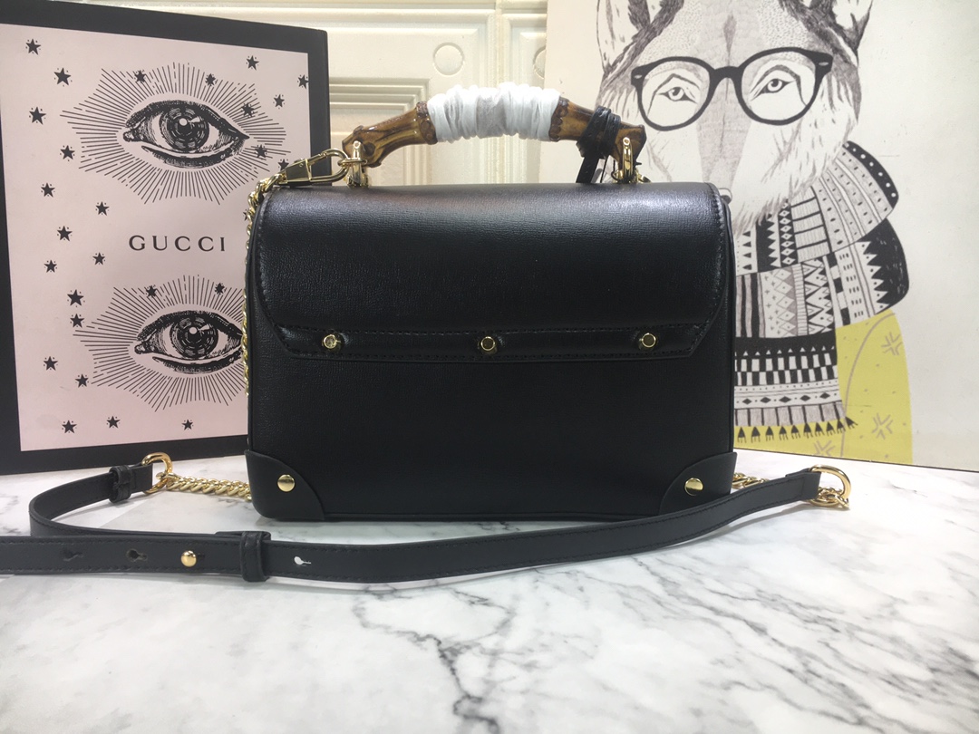 Replica Gucci Padlock Small Bamboo Shoulder Bag 603221 - Image 4