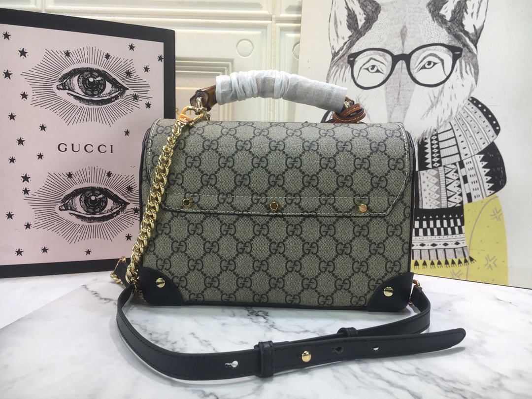 Replica Gucci Padlock Small Bamboo Shoulder Bag 603221 - Image 11