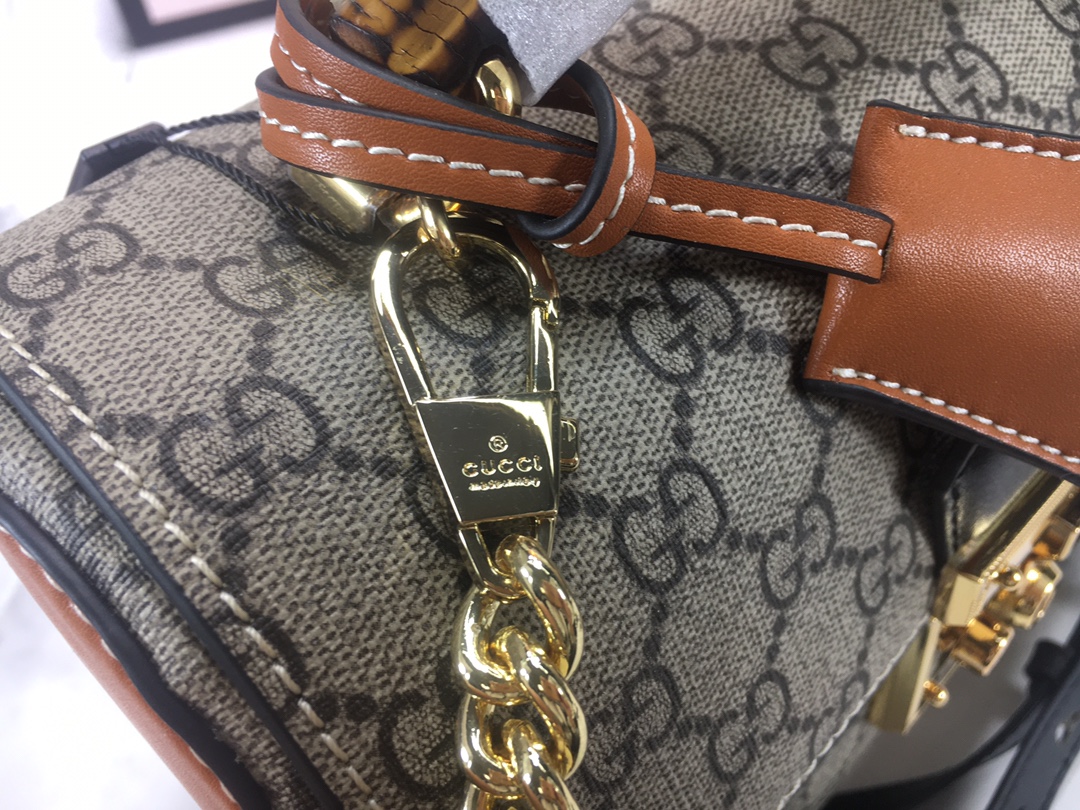Replica Gucci Padlock Small Bamboo Shoulder Bag 603221 - Image 12