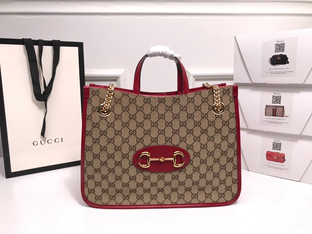 Replica Gucci Horsebit 1955 Medium Tote Bag - Image 7